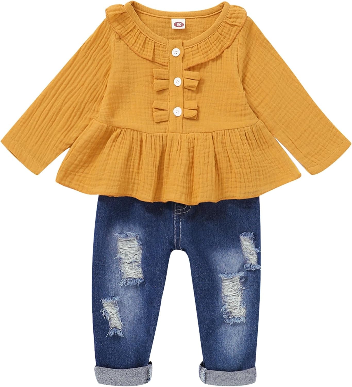 Newborn Baby Girl Boy Clothes Baby Hoodie Outfits Long Sleeve Sweatshirt Tops 2Pcs Pants Set Winter Clothing