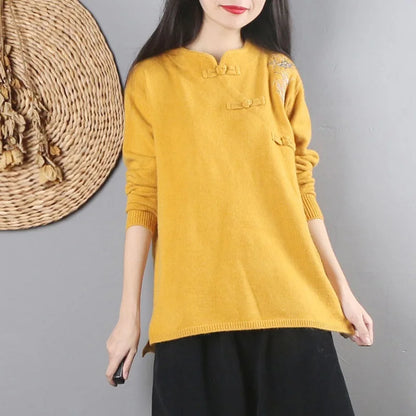 Chinese Style Clothing Women Clothes 2021 Cheongsam Top Chinese Traditional Shirt Blouse Cotton Hanfu Ladies Chinese Tops 12150