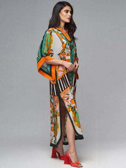 Thin African Dresses for Women Nigeria Turkey Vetement Femme Dashiki Africa Dress Clothes Dashiki Ankara Dresses Ladies Cover Up