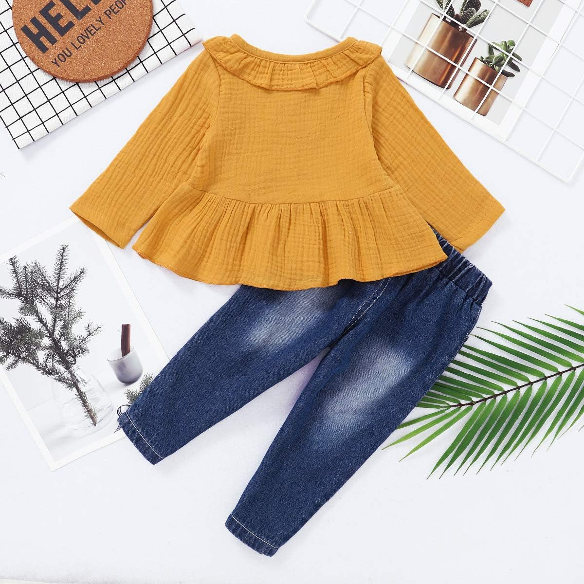 Newborn Baby Girl Boy Clothes Baby Hoodie Outfits Long Sleeve Sweatshirt Tops 2Pcs Pants Set Winter Clothing