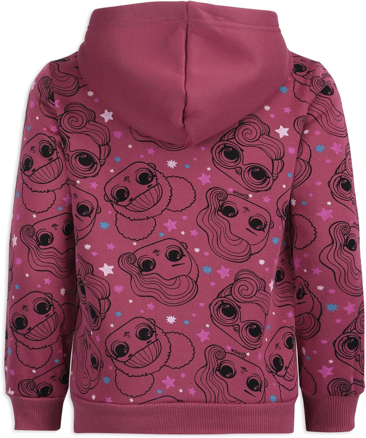 Rocker and Queen Bee Girls Pullover Hoodie and Jogger Set for Little and Big Kids MGA Entertainment – Mauve
