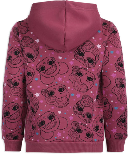 Rocker and Queen Bee Girls Pullover Hoodie and Jogger Set for Little and Big Kids MGA Entertainment – Mauve