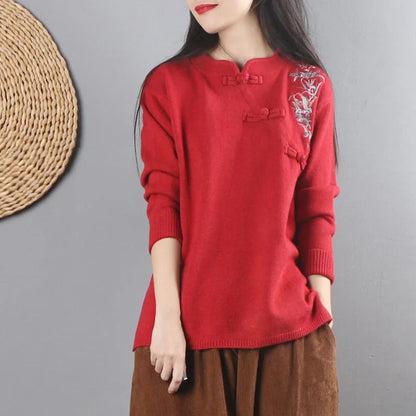 Chinese Style Clothing Women Clothes 2021 Cheongsam Top Chinese Traditional Shirt Blouse Cotton Hanfu Ladies Chinese Tops 12150