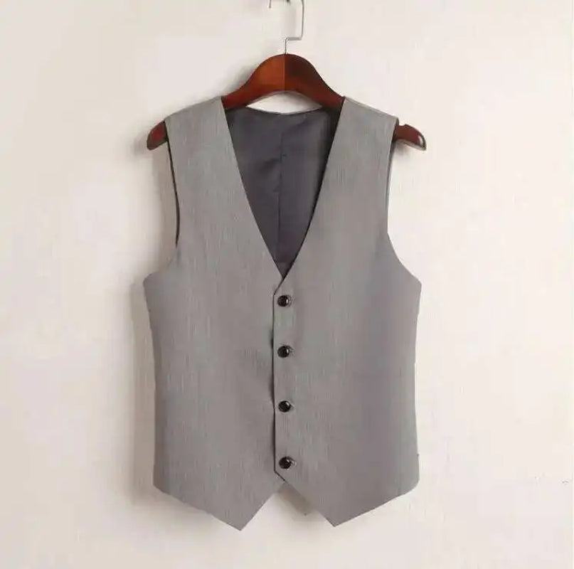 #0710 Summer V-Neck Vest Women Thin Loose Waistcoat Single Breasted Sleeveless Blazer Female Slim Short Vest Femme Slim Buttons