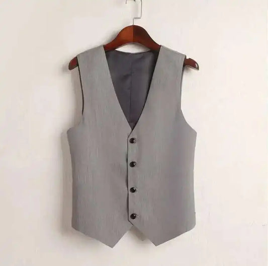 #0710 Summer V-Neck Vest Women Thin Loose Waistcoat Single Breasted Sleeveless Blazer Female Slim Short Vest Femme Slim Buttons