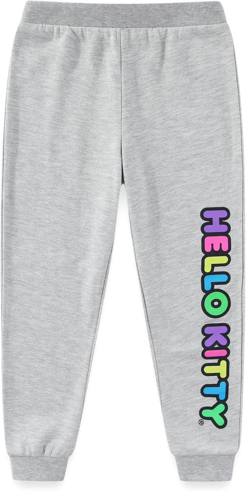 Girls Zip up Hoodie and Jogger Pants Set for Infant, Toddler, Little and Big Kids – Grey/Pink