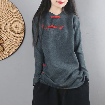 Chinese Style Clothing Women Clothes 2021 Cheongsam Top Chinese Traditional Shirt Blouse Cotton Hanfu Ladies Chinese Tops 12150