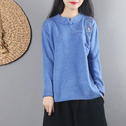Chinese Style Clothing Women Clothes 2021 Cheongsam Top Chinese Traditional Shirt Blouse Cotton Hanfu Ladies Chinese Tops 12150