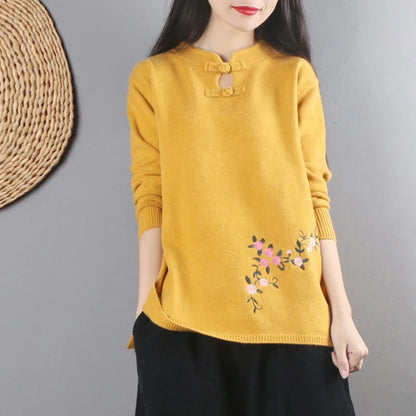 Chinese Style Clothing Women Clothes 2021 Cheongsam Top Chinese Traditional Shirt Blouse Cotton Hanfu Ladies Chinese Tops 12150