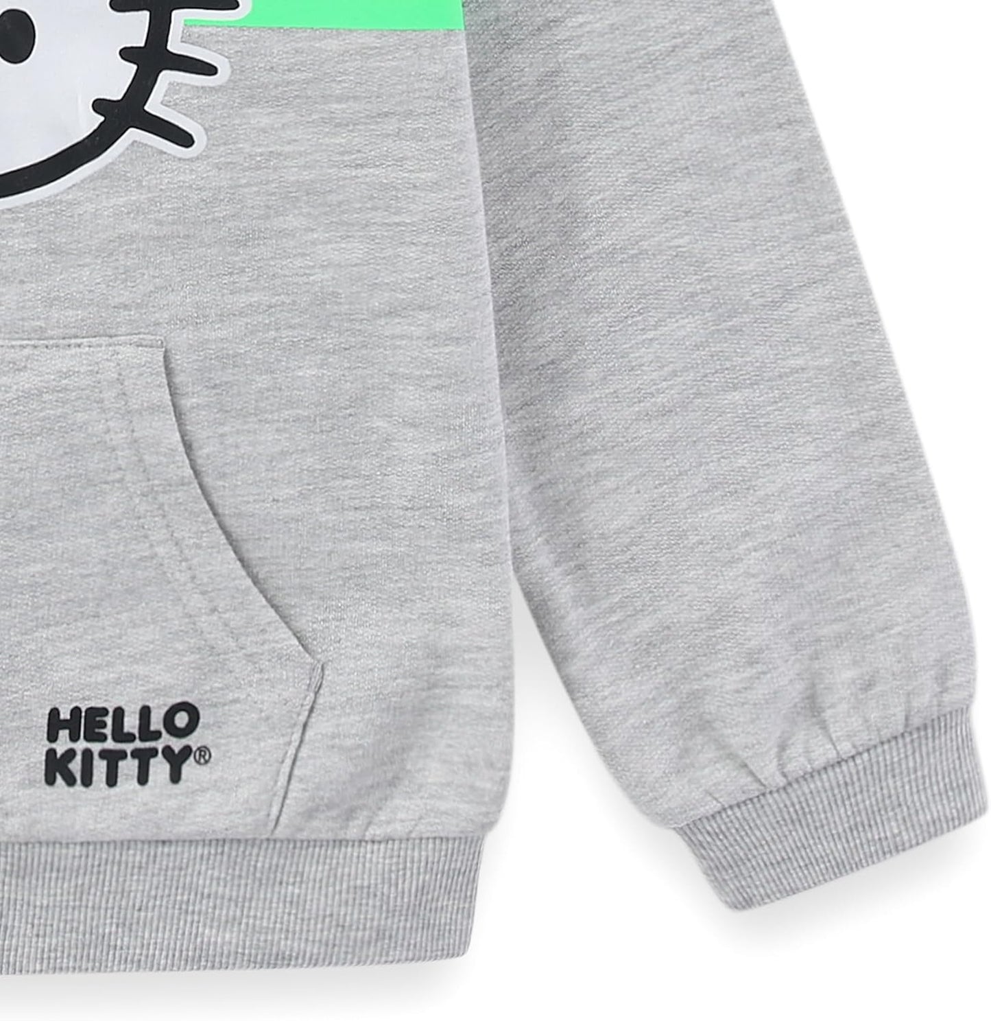 Girls Zip up Hoodie and Jogger Pants Set for Infant, Toddler, Little and Big Kids – Grey/Pink
