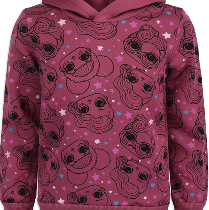 Rocker and Queen Bee Girls Pullover Hoodie and Jogger Set for Little and Big Kids MGA Entertainment – Mauve